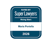 Rated By Super Lawyers | Rising Stars | Maria Portella | 2026